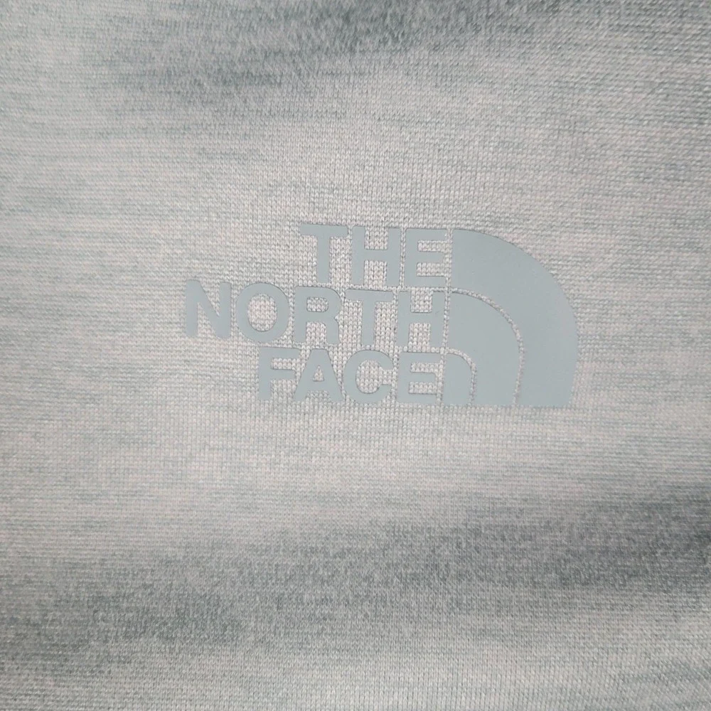 The North Face Full Zip Fleece Jacket Womens Size Large Sage Green Heathered L